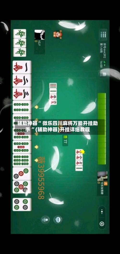 辅助神器“ 微乐四川麻将万能开挂助手 ”(辅助神器)开挂详细教程-第2张图片