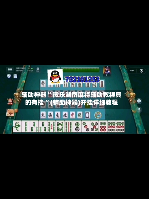 辅助神器“ 微乐湖南麻将辅助教程真的有挂 ”(辅助神器)开挂详细教程-第1张图片