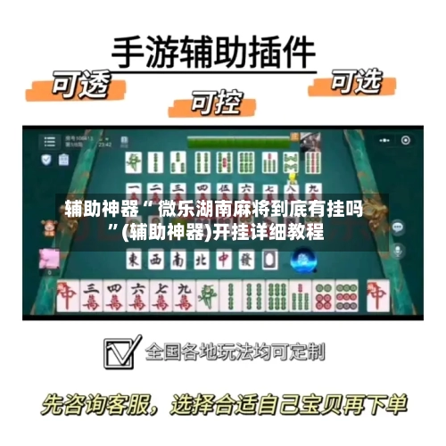 辅助神器“ 微乐湖南麻将到底有挂吗 	”(辅助神器)开挂详细教程-第2张图片
