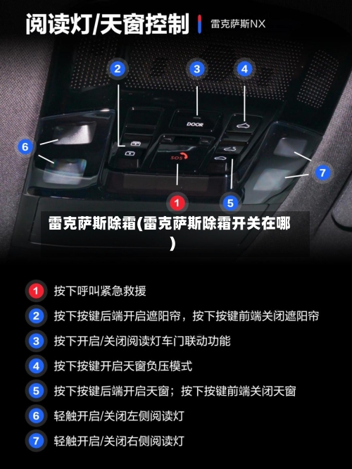 雷克萨斯除霜(雷克萨斯除霜开关在哪)-第2张图片