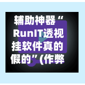 辅助神器“ RunIT透视挂软件真的假的	”(作弊)辅助透视教程-第1张图片